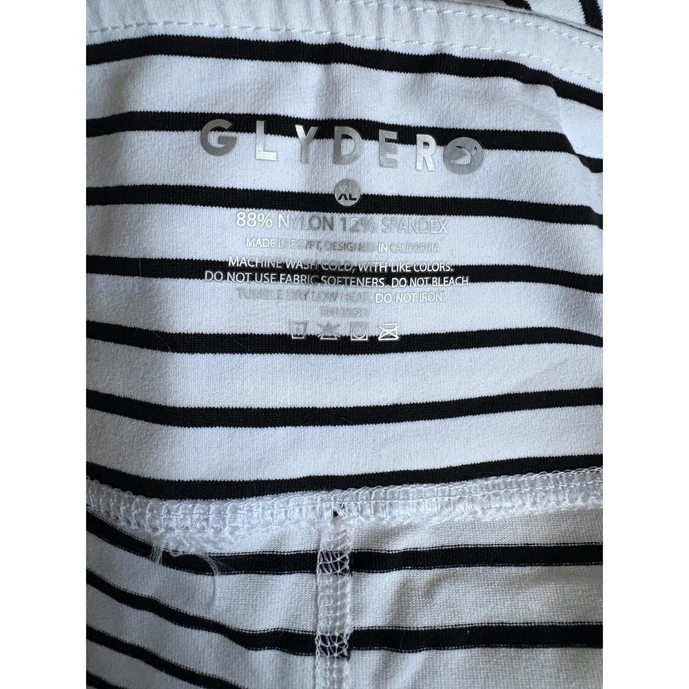 NWT Glyder Striped Activewear Set Bra Top & Leggings with Pockets Athleisure XL - Picture 11 of 13